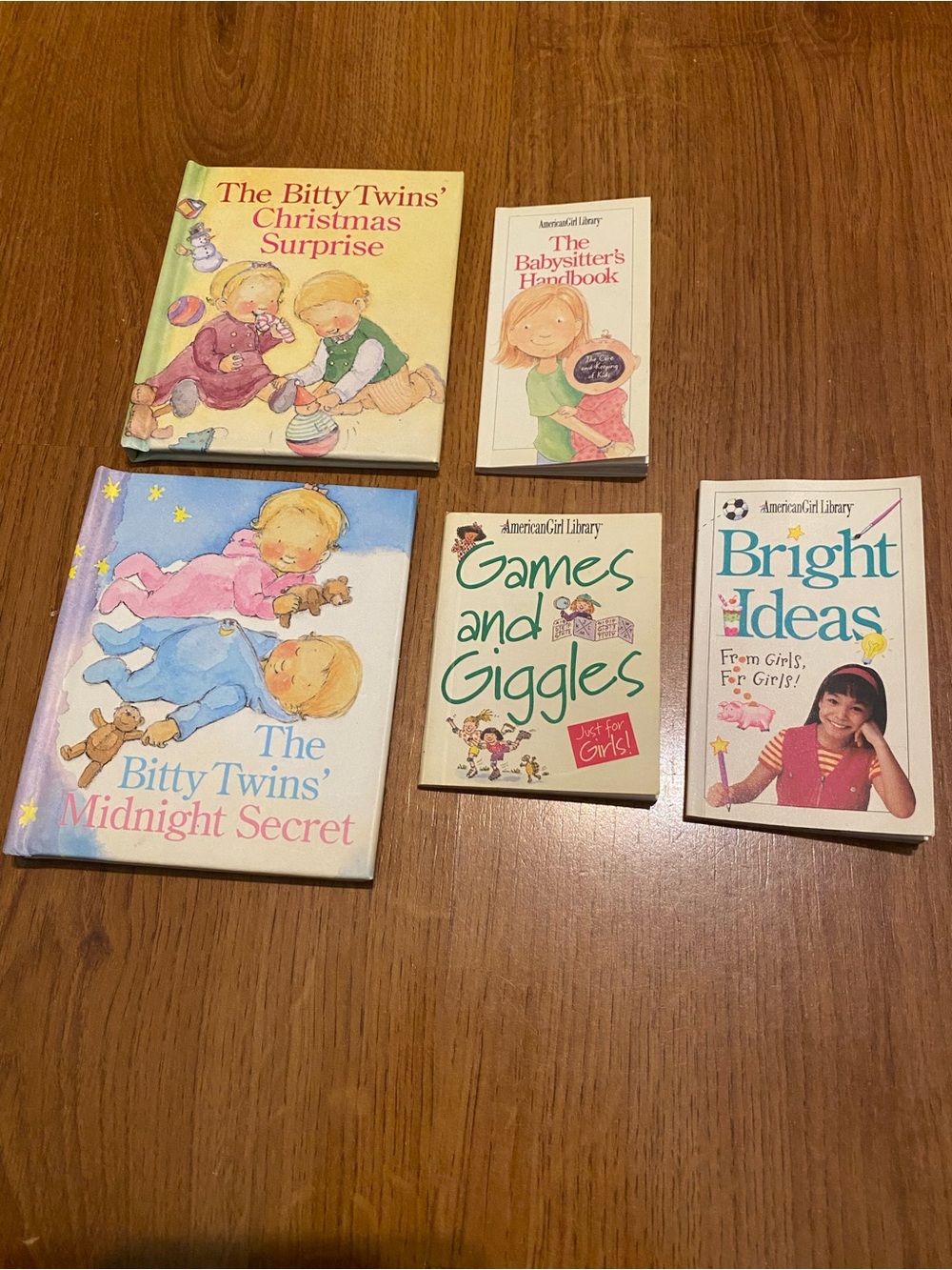 90’s Y2K American Girl Doll And Bitty Baby Mini 5 Book Lot- Doll Accessories
